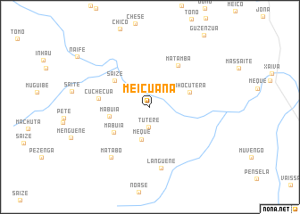 map of Meicuana