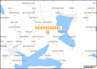 map of Meierskappel