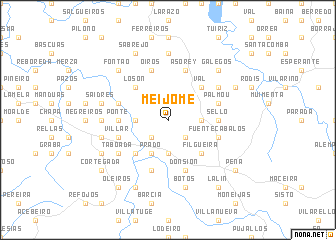 map of Meijome