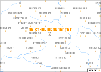 map of Meikthalindaung Atet