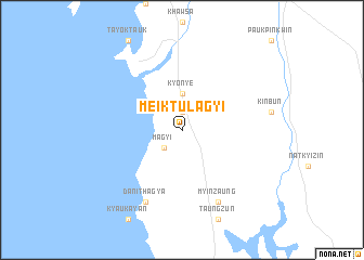 map of Meiktulagyi