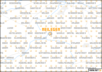 map of Meilegem