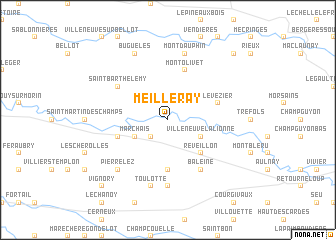 map of Meilleray