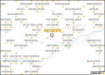 map of Meinern