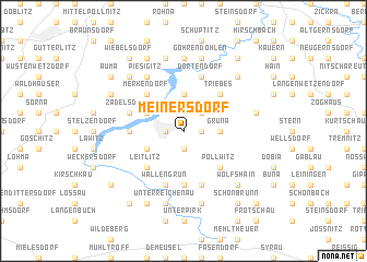 map of Meinersdorf