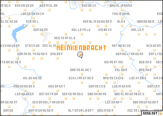 map of Meinkenbracht