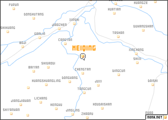 map of Meiqing