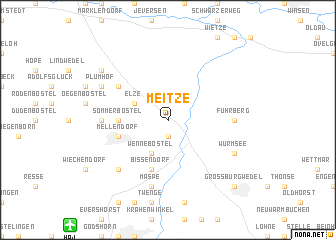 map of Meitze