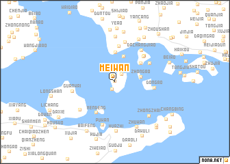 map of Meiwan