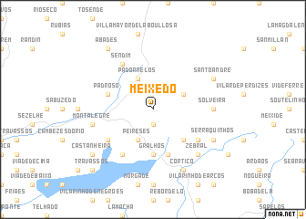 map of Meixedo