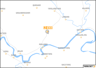 map of Meixi