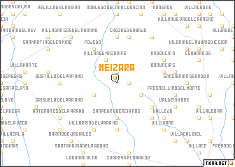 map of Méizara