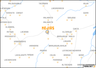 map of Mejías