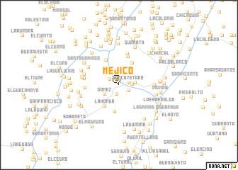 map of Méjico