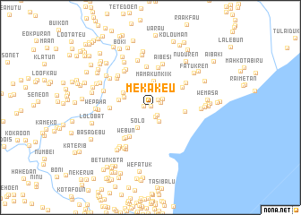 map of Mekakeu