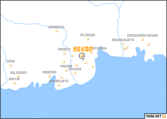 map of Mekar