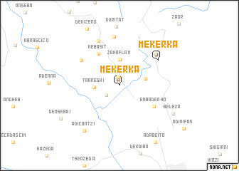 map of Mekʼerka