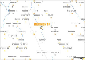 map of Mekhohta