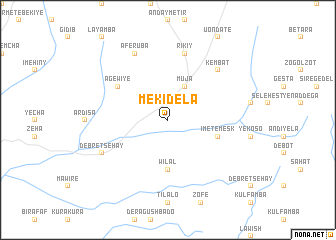 map of Mekʼidela