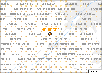 map of Mekingen