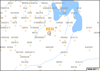 map of Mekʼī