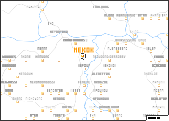 map of Mékok