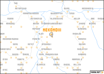 map of Mékomo III