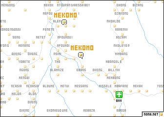 map of Mékomo