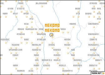 map of Mèkomo