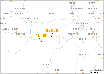 map of Mékom