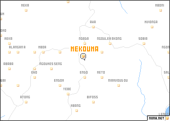 map of Mekouma