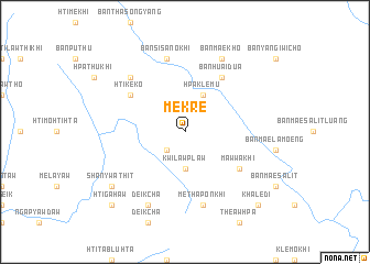 map of Mekre