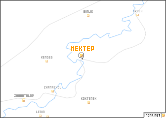 map of Mektep