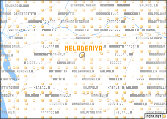 map of Meladeniya