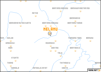 map of Melamu