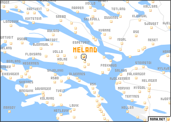 map of Meland