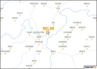 map of Mélan