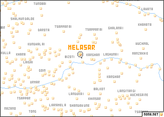 map of Melasar