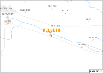 map of Melbeta