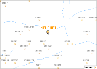 map of Melchʼet