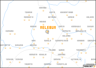 map of Melebum