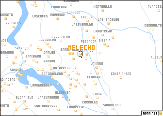 map of Melecho