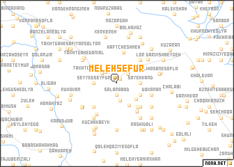 map of Meleh Şefūr