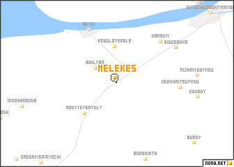 map of Melekes