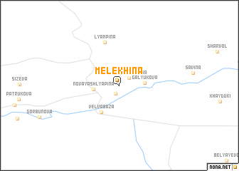 map of Melekhina