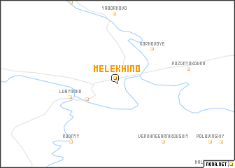 map of Melekhino