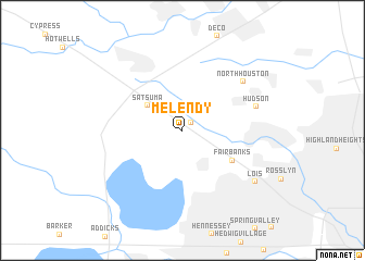 map of Melendy
