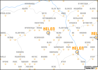 map of Melen