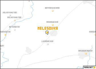 map of Melesovka