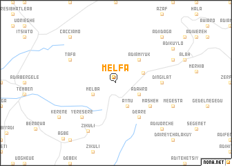 map of Melfa